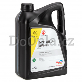 Motorový olej Opel 0W-20, 5 litrů 1684529980